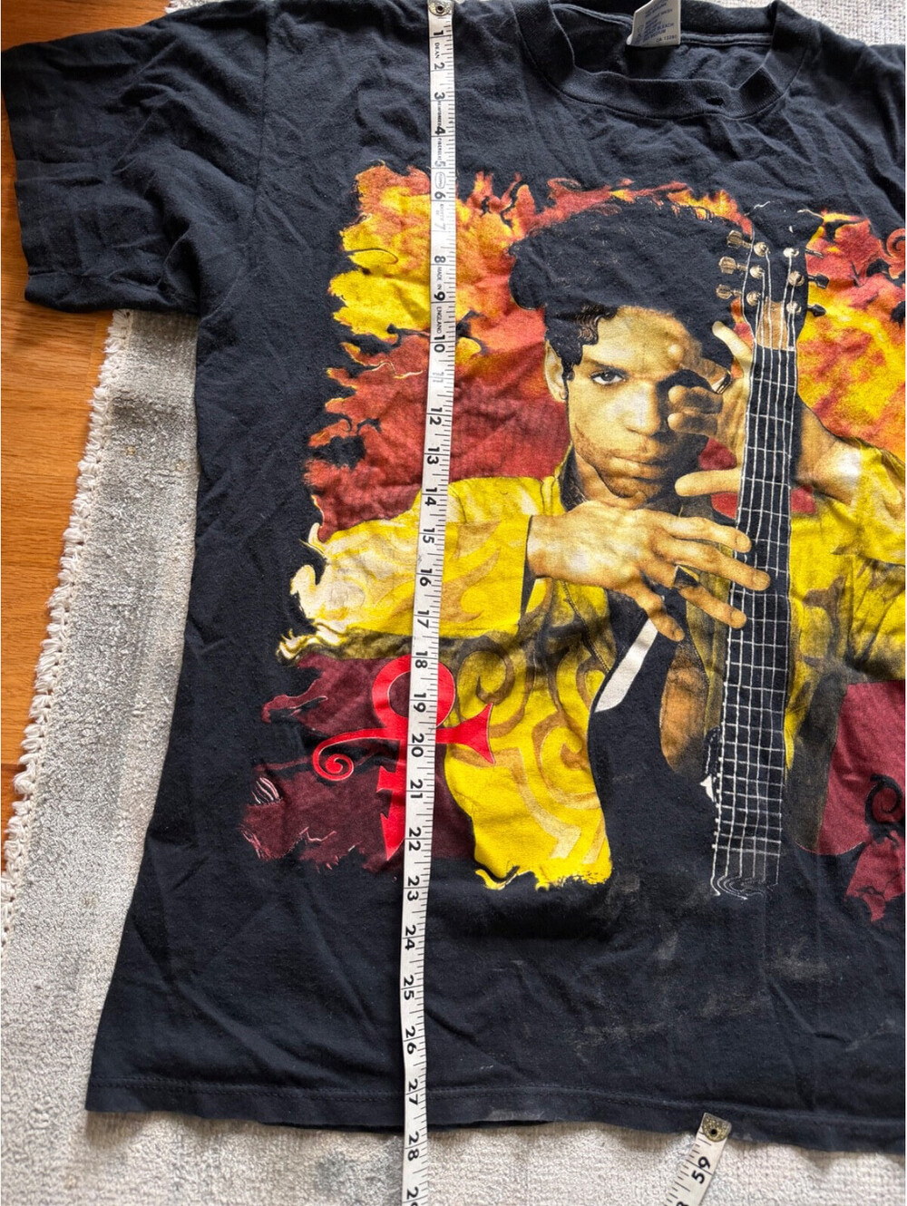 Vintage 90s PRINCE Love Symbol Tour T-Shirt Brockum One Size Fits All Band Tee - Picture 15 of 15